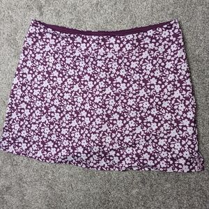 Tranquility by Colorado Clothing Purple Floral Mini Skirt